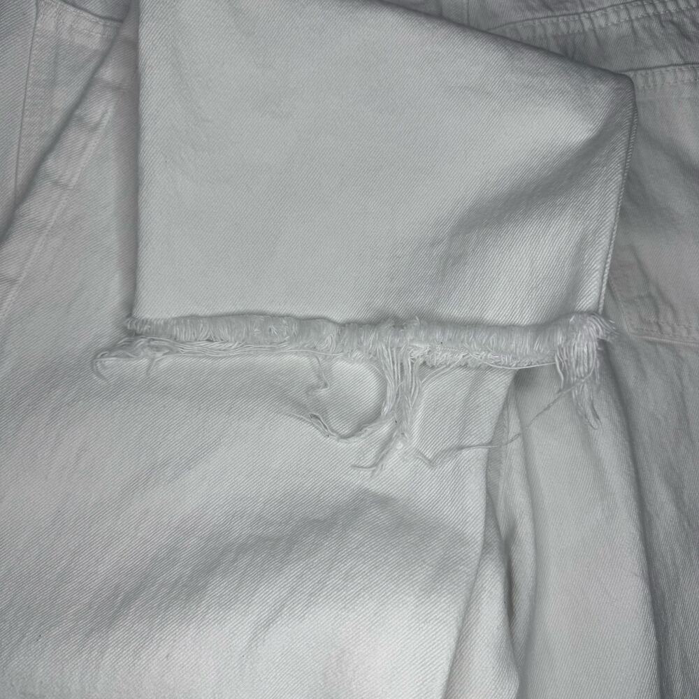 Zara Straight Leg White Jeans Size 14 - Picture 6 of 6